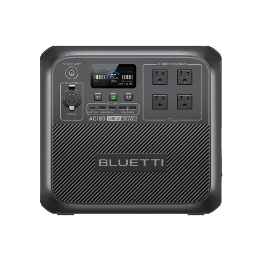 BLUETTI AC180 Solar Portable Power Station | 1,800W 1,152Wh